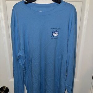 Southern Tide Sky Blue Crew Neck Tee